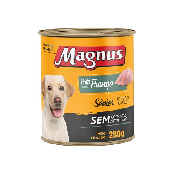 Patê Magnus Cão Sênior Sabor Frango