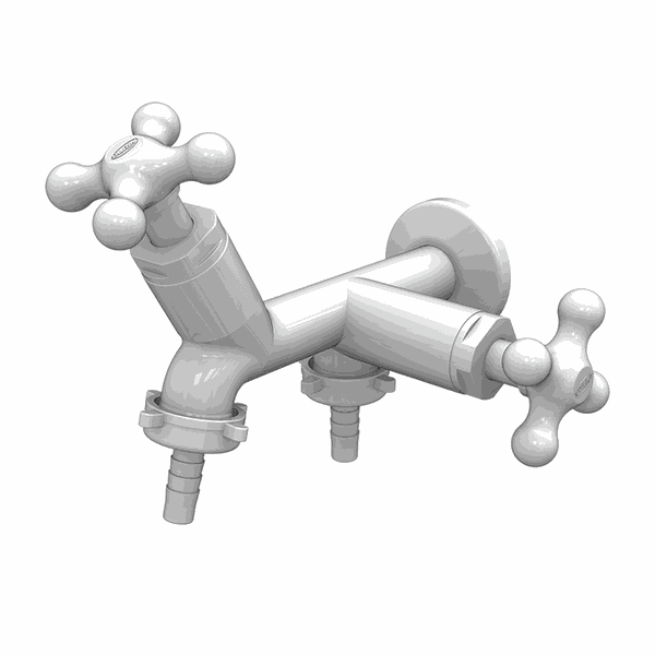 Torneira Para Tanque/Máquina Com 1/4 de volta (Branca)