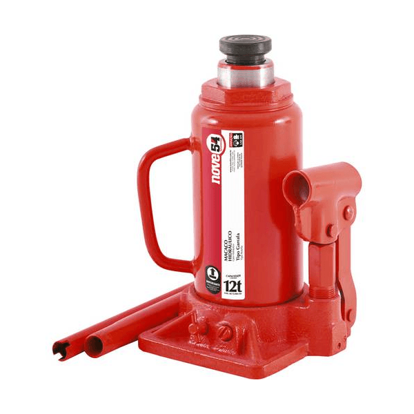 Macaco Hidráulico Tipo Garrafa Capacidade De 12 Toneladas - Nove54