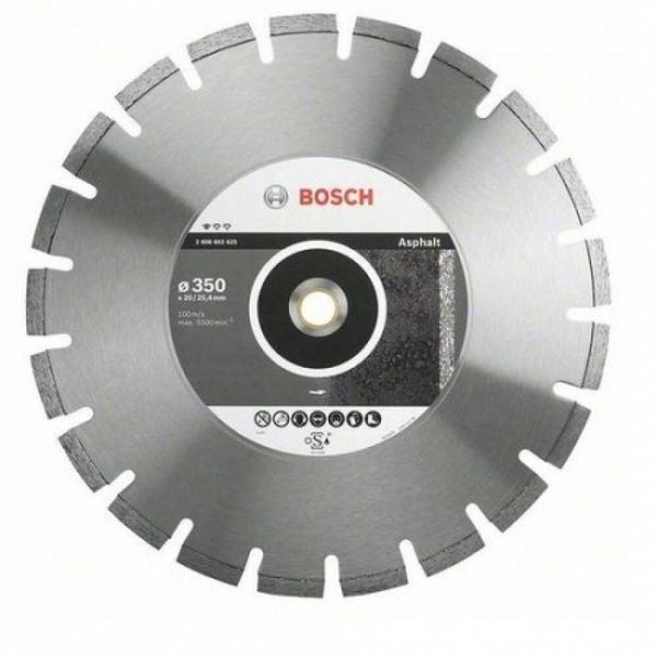 DISCO DIAMANTADO 350X20/25,4 BOSCH 2608.603.831-000 ASFALTO UNI PROF