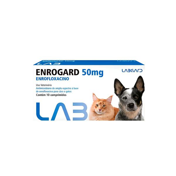 Antimicrobiano Labgard Enrogard para Cães e Gatos até 20 Kg