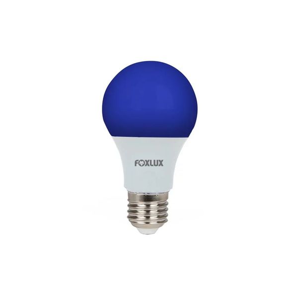 LAMPADA LED BULBO COLORIDA 7W AZUL FOXLUX | Casa Anzai