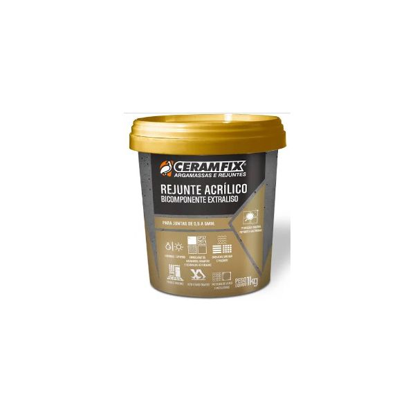 REJUNTE ACRILICO BIC EXTRALISO 1KG CERAMFIX CORDA