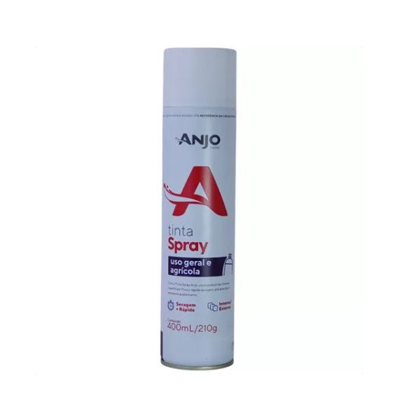 ANJO TINTA SPRAY ANJO USO GERAL BRANCO FOSCO 400 ML