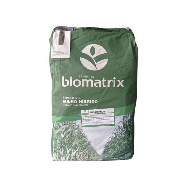 SEMENTE MILHO BIOMATRIX BM3066 PRO3 PON + DER R2M 60S-AGRO-