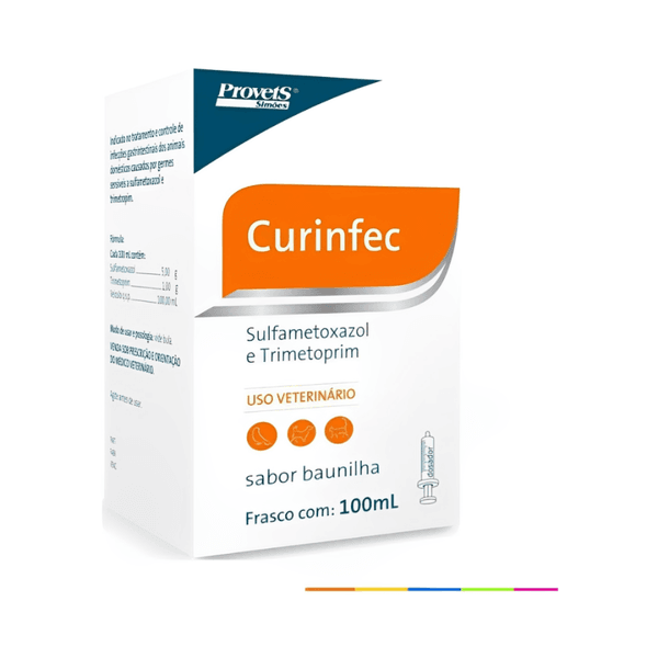 Curinfec Antibiótico Provets Para Cães e Gatos 100ml
