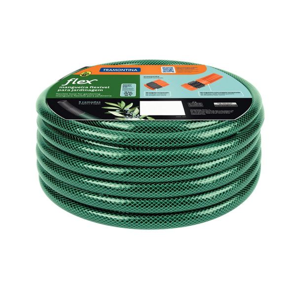 Mangueira Flex Tramontina Verde 20m