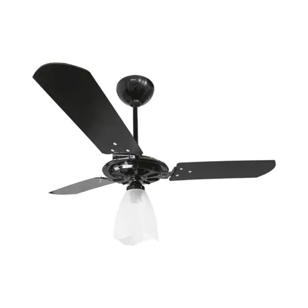 VENTEX VENTILADOR TETO YRIS PRETO/PRETO 220V (107)