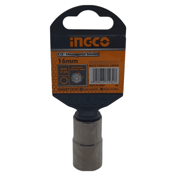 Ingco Soquete Sextavado 1/2 Pol 16mm