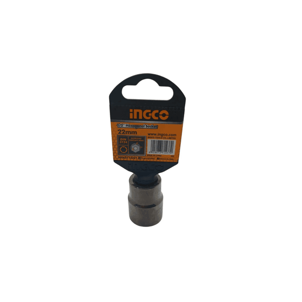 SOQUETE SEXTAVADO INGCO 1/2POL 22MM