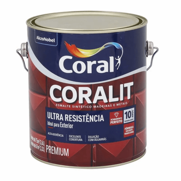 Coralit Ultra Resistência (Branco/Alto Brilho) 3,6L