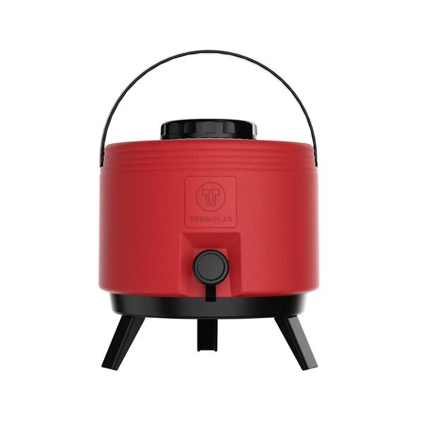 Botijão Térmico Maxitermo Vermelho 6L Termolar