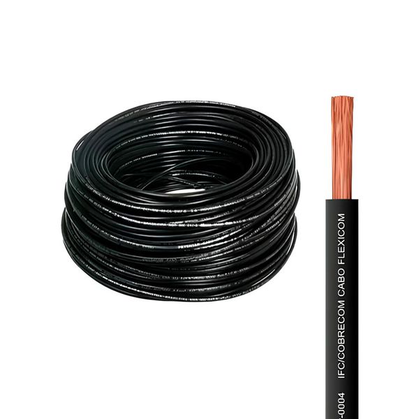 CABO FLEXIVEL 2,5MM - PRETO