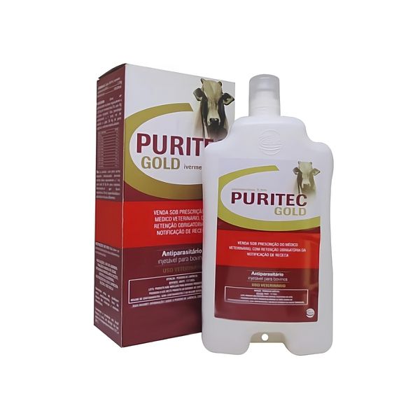 Ceva Puritec Gold 500ml - Ivermectina 3,5% - Antiparasitário