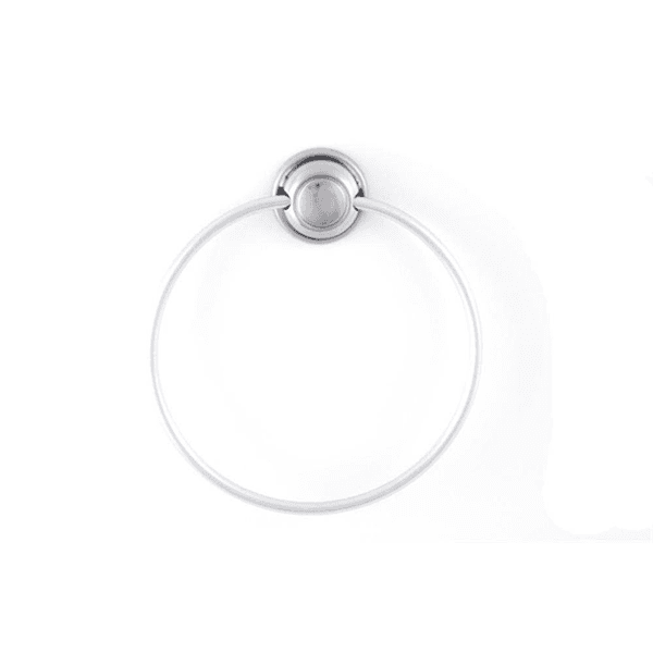 Porta Toalha Argola Cromada Cristal CRIS06 - Moldenox