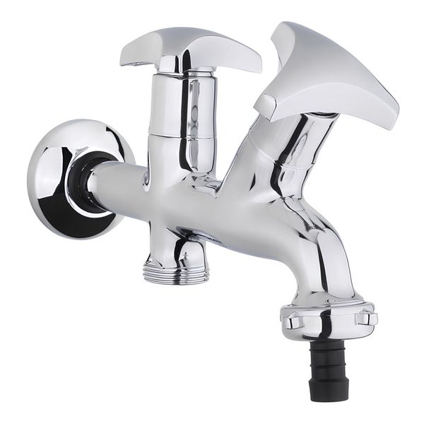 Torneira Para Tanque/Máquina de Lavar De Parede Cromada Aquarius 1155-A - Fabrimar