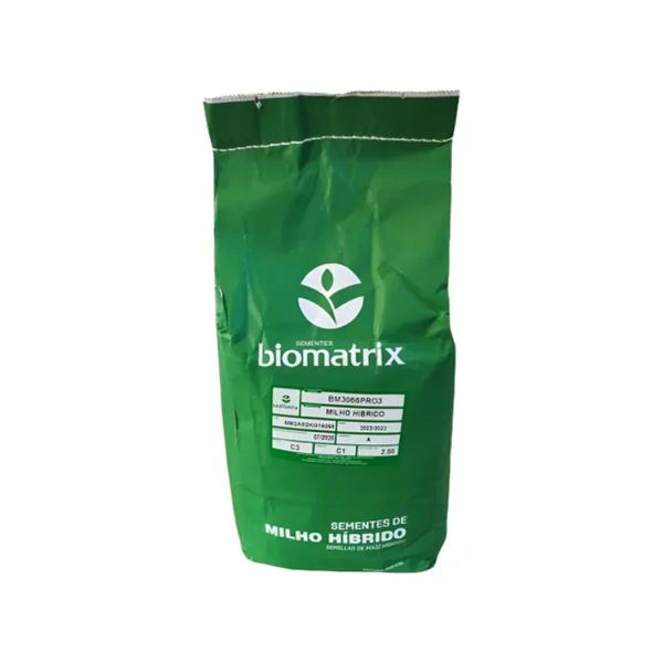 SEMENTE MILHO BIOMATRIX BM3066 BTMAX FORTIS NDB C2M 2KG (NÃO RESISTENTE A GLIFOSATO)(AGRICOLA)