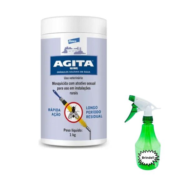 Agita 10 Wg 1kg Mosquicida + Brinde Pulverizador 550ml