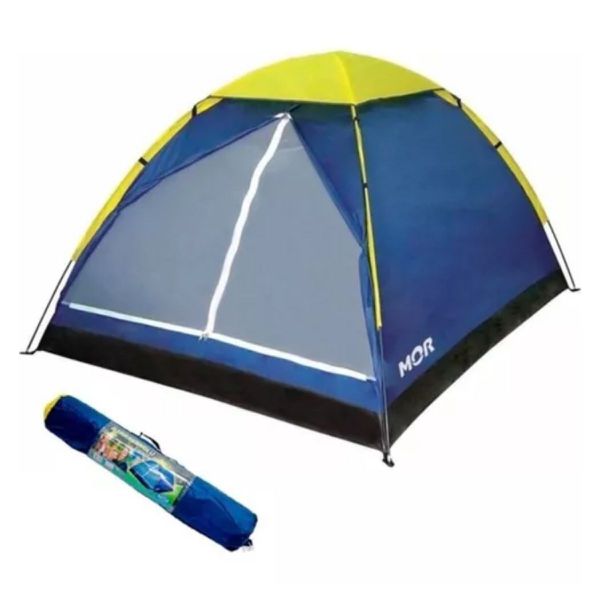Barraca Para Camping Impermeável Iglu 4 Pessoas Com Bolsa De Transporte - Mor
