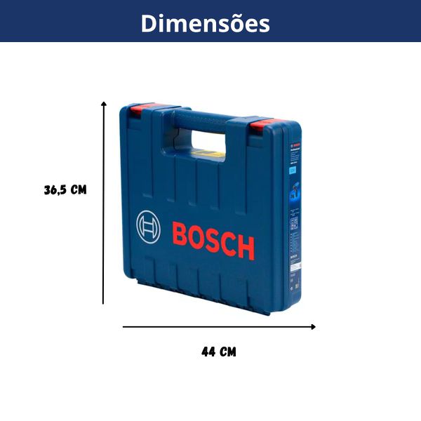 Furadeira Parafusadeira Bosch GDR+GSB 120 com Maleta | Casa Anzai