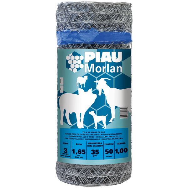 Tela BE/MO Mangueirão 1m fio 16 - Morlan