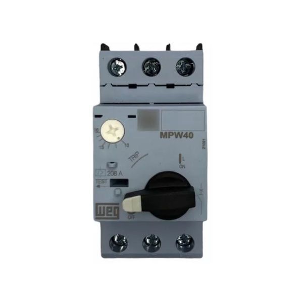 WEG DISJUNTOR MOTOR WEG MPW DE 10A A 16A TRIPOLAR MPW40