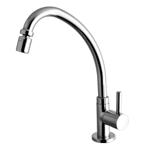 Torneira Para Cozinha De Banca 1/4 De Volta Com Bica Móvel Delicatta Slim 1167 C-58 - Kimetais