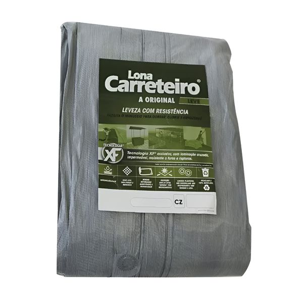 LONA CARRETEIRO 5.00M X 3.00M CINZA