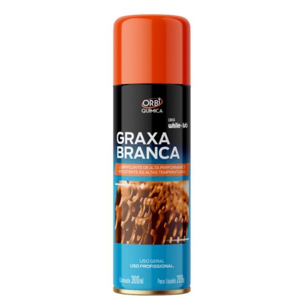 ORBIGRAX GRAXA BRANCA SPRAY 300ML/209G ORBI