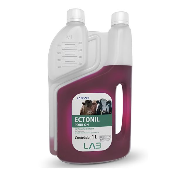 Ectonil Pour-On 1 Lt Cipermetrina Carrapaticida Mosquicida Labgard