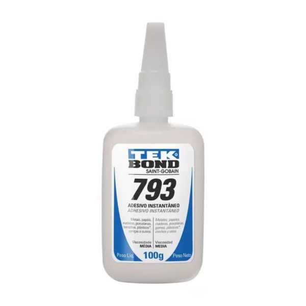 Cola Tekbond 793 Superbond Instantânea 100g Tips Adesivo