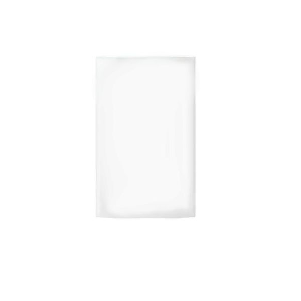 Placa 4x2 Cega (16039) Branco Sleek - Margirius