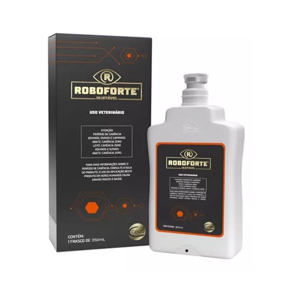 Roboforte 250ml – Medicação Fortificante Tonica Injetavel Ceva