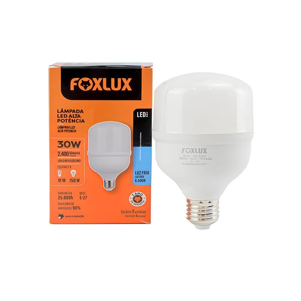 Lâmpada LED Alta Potência 62W (Luz Branca) 
