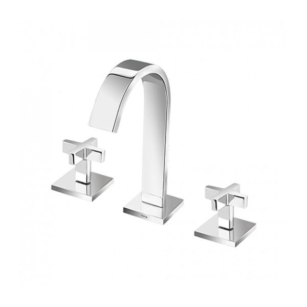 Misturador Para Lavatório Goa Cross De Banca Bica Alta C-1876-Goc-Cr - Fabrimar