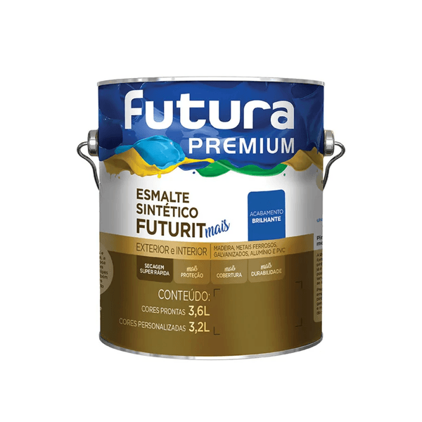 FUTURA ESMALTE FUTURIT METALICO AM.OURO 3,6 ML