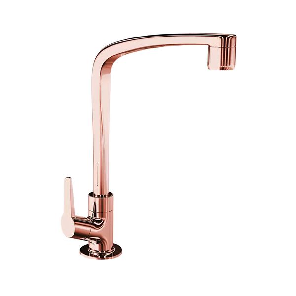 Torneira para Lavatorio de Mesa Bica Alta Lorenzetti LorenFlatt Rose Gold - 1195 F71 RG 