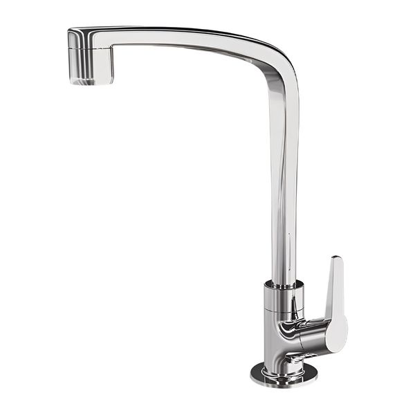 Torneira Para Cozinha Lorenzetti Flatt De Mesa Cromada 1167 F71