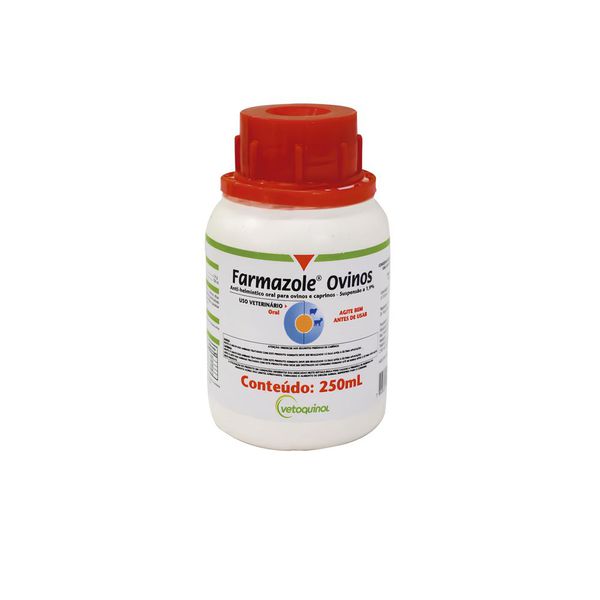 Farmazole Ovinos e Caprinos - vermífugo oral 250 ml Vetoquinol