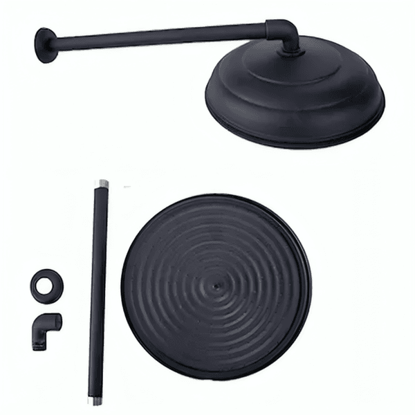 Pro Lazer Ducha Cascata Alumínio 10 Cano 3/4 Preto