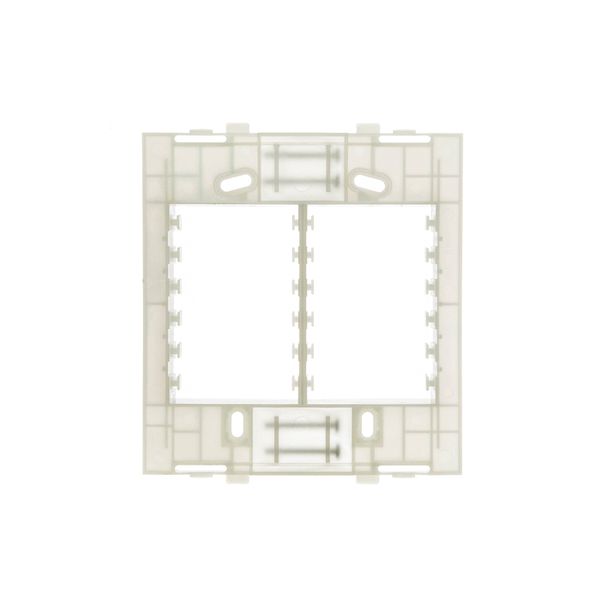 Suporte 4x4 Quadrada Branca Linha B3 - Margirius