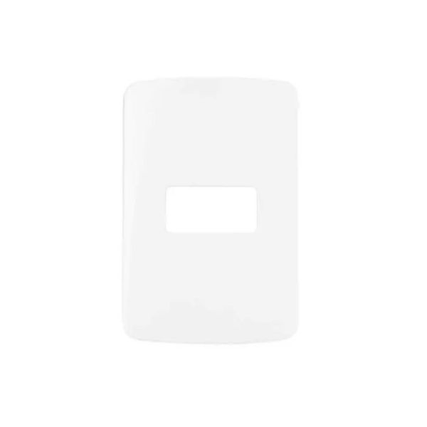 Placa B3 4x2 1 Posto Horizontal Branco Margirius