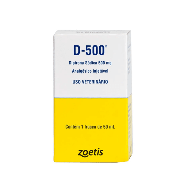 D-500 Dipirona Sódica Analgésico 50ml - Zoetis 