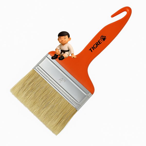 TIGRE TRINCHA MÉDIA CERDA BRANCA 696 - 4"