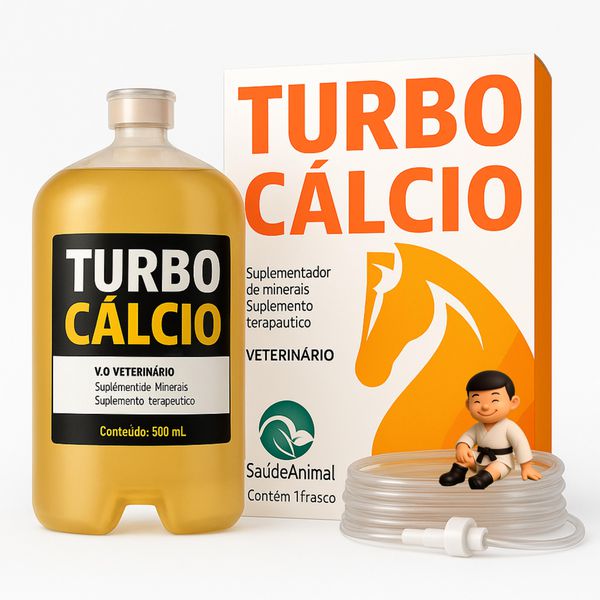 Turbo Calcio 500ml - JA Saúde Animal
