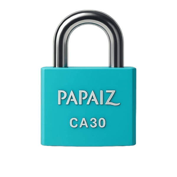 PAPAIZ CADEADO EM ALUMÍNIO DE 30MM CA30 AZUL