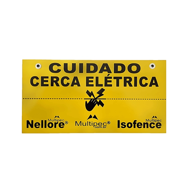 Placa Advertência Nellore