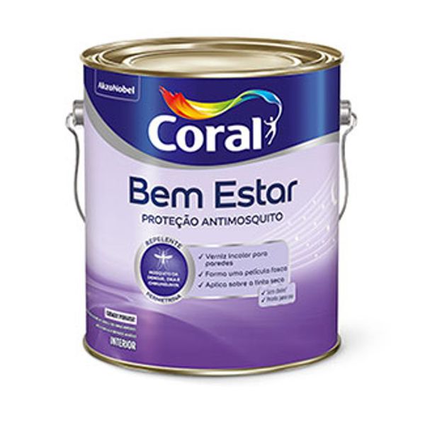 Coral Bem Estar Proteção Antimosquito Fosco 3,6l