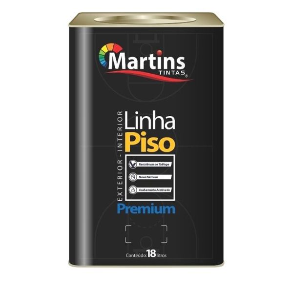 Tinta P/ Piso Vermelho Segurança Martins 18l