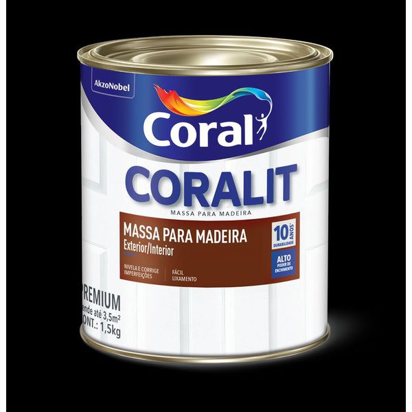Massa P/ Madeira Branca Coralit 0.9l